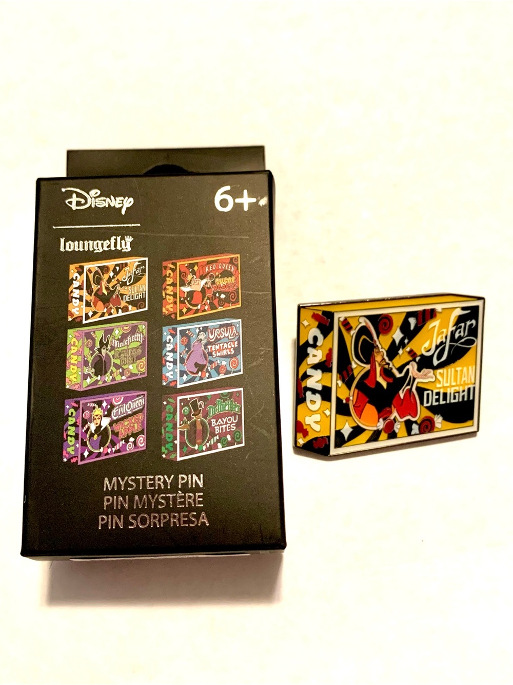 Loungefly Disney Villains Candy Box-Jafar Sultan Delight Enamel Pin